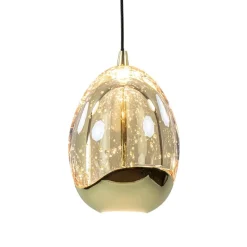 8-Lichts ovale hanglamp eggs zwart/goud></noscript>Straluma Online