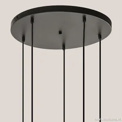 5-lichts plaat rond + pendels zwart ex.lb></noscript>Straluma Best