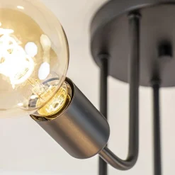 5-Lichts plafondlamp pendel mat zwart excl lichtbronnen></noscript>Straluma Hot