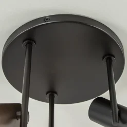 3-Lichts plafondspot rond zwart GU10 mini></noscript>Straluma Outlet