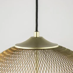 3-Lichts ronde hanglamp goud/mat zwart>Straluma Outlet