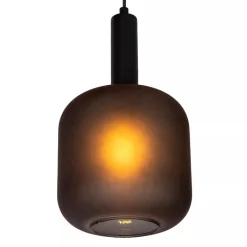 3-Lichts ronde hanglamp mat zwarte glazen kappen></noscript>Straluma Sale