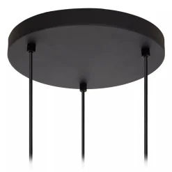 3-Lichts ronde hanglamp mat zwarte glazen kappen></noscript>Straluma Sale
