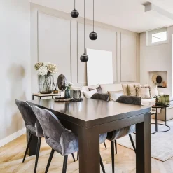 3-Lichts ronde LED hanglamp bollen zwart met goud></noscript>Straluma Outlet