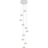 10-Lichts videlamp chroom/smoke glas inclusief dimbaar LED>Straluma Sale