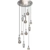 12-Lichts videlamp silverleaf met chroom excl lichtbronnen>Straluma Hot