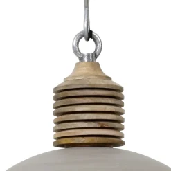 Light & Living hanglamp Avery grijs/hout>Straluma Hot