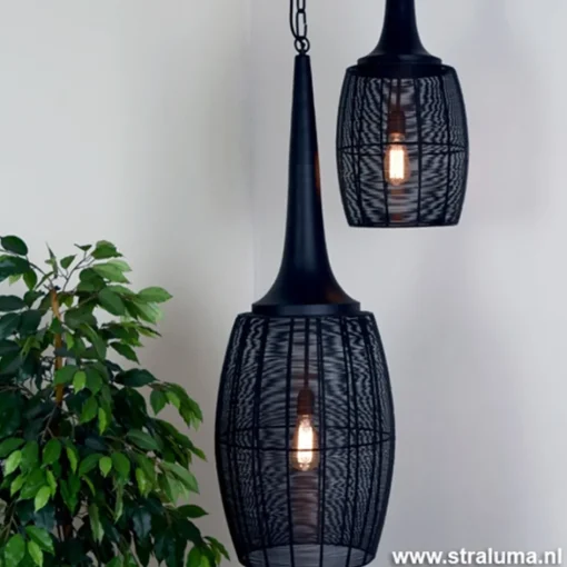 Light & Living hanglamp Ardelle zwart>Straluma Outlet