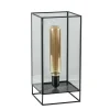 Light & Living tafellamp Solas zwart met glas>Straluma Online