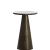 Light and Living bijzettafel Ynez bruin marmer 29x43 cm>Straluma Best