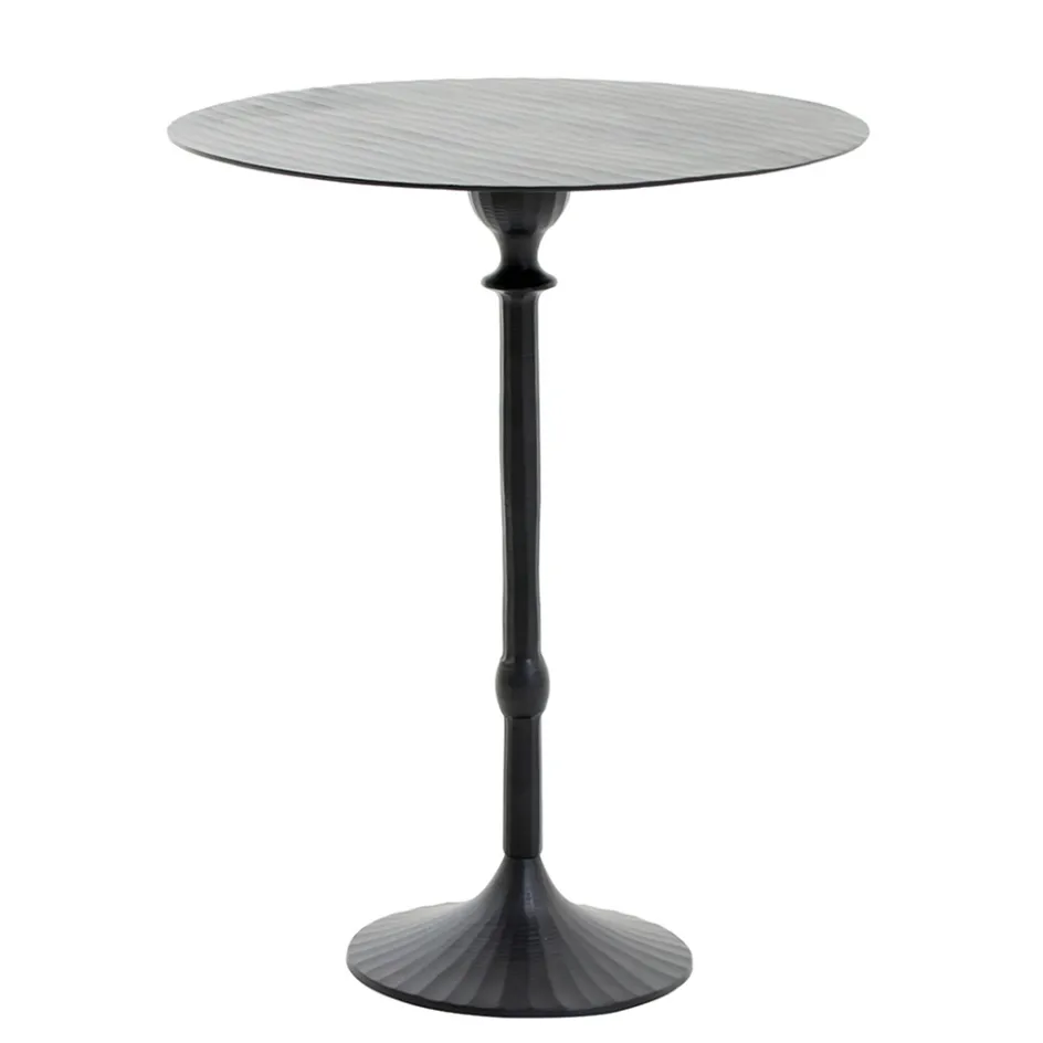 Light and Living bijzettafel Janna 50x60 cm mat zwart>Straluma New