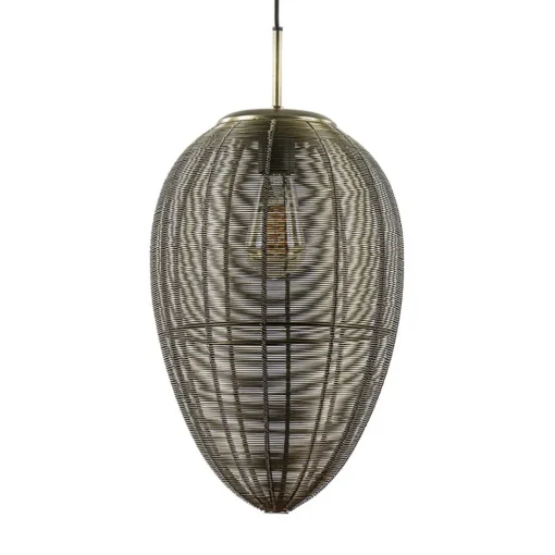 Light and Living hanglamp Yaelle antiek brons met zwart>Straluma Best
