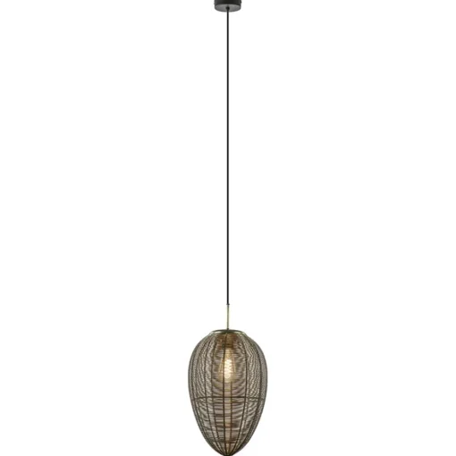 Light and Living hanglamp Yaelle antiek brons met zwart>Straluma Best