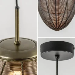 Light and Living hanglamp Yaelle antiek brons met zwart></noscript>Straluma Best