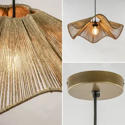 Light and Living hanglamp Fodara jute naturel></noscript>Straluma Hot