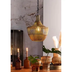 Light and Living hanglamp Stella antiek brons met zwart></noscript>Straluma