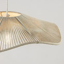 Light and Living hanglamp Rafa crème 50 cm><noscript><img width=