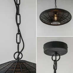 Light and Living hanglamp Bahoto mat zwart 51 cm></noscript>Straluma New