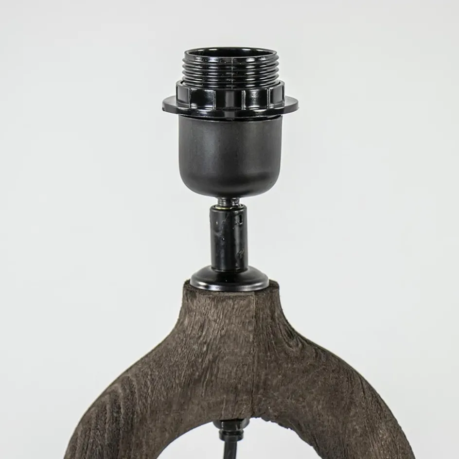 Light and Living lampvoet Sabuli donker bruin hout>Straluma Clearance
