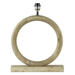 Light and Living lampvoet Nubia hout naturel>Straluma Online