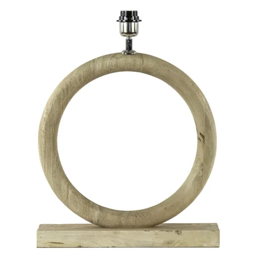Light and Living lampvoet Nubia hout naturel>Straluma Online