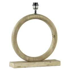 Light and Living lampvoet Nubia hout naturel>Straluma Online