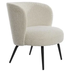 Light and Living stoel Dieyda créme met zwarte poot>Straluma Outlet
