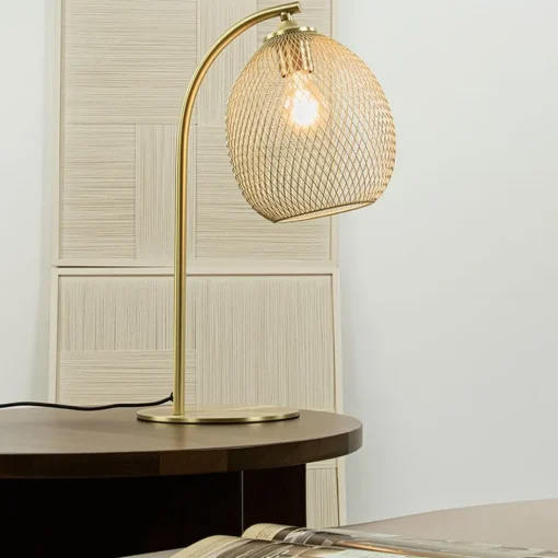 Light and Living tafellamp Moroc goud metaal>Straluma Online