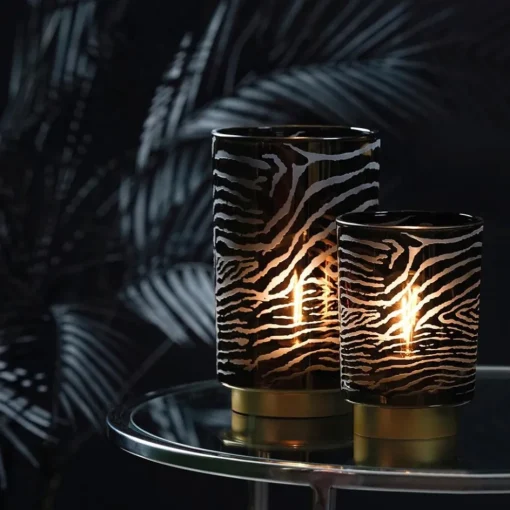 Light and living tafellamp grijs goud op batterijen Zebra>Straluma Best