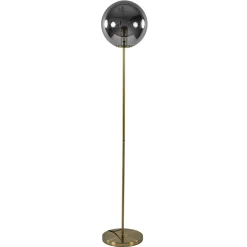 Light and Living vloerlamp Medina goud met smoke glas>Straluma Best
