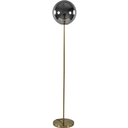 Light and Living vloerlamp Medina goud met smoke glas>Straluma Best