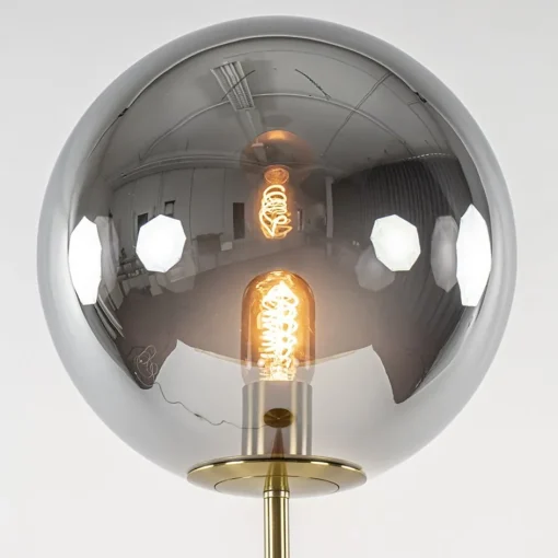 Light and Living vloerlamp Medina goud met smoke glas>Straluma Best