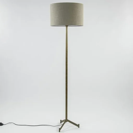 Light and Living vloerlamp Dennis brons excl. kap>Straluma Outlet