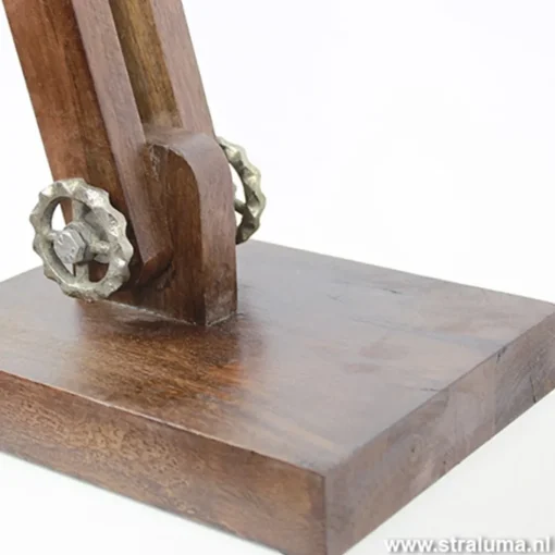 Light Living bureaulamp Ekerd hout-staal>Straluma Outlet