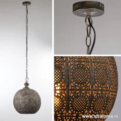 Light Living hanglamp Ananya bruin-goud></noscript>Straluma Hot