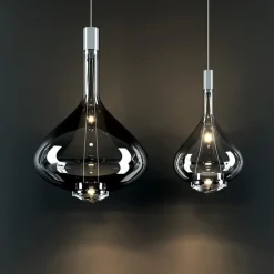 Luxe design hanglamp Sky-Fall chroom glas inclusief LED></noscript>Straluma Online