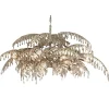 Luxe eettafelhanglamp palm oud zilver>Straluma