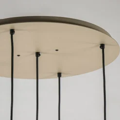 Luxe hanglamp 5-lichts rond quartz></noscript>Straluma Outlet