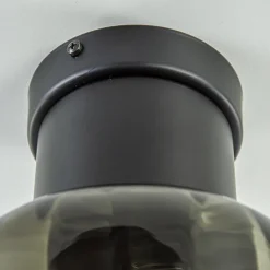 Luxe plafondlamp met zwart glas></noscript>Straluma Best