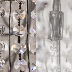 Luxe ronde hanglamp kristal met chroom></noscript>Straluma Sale