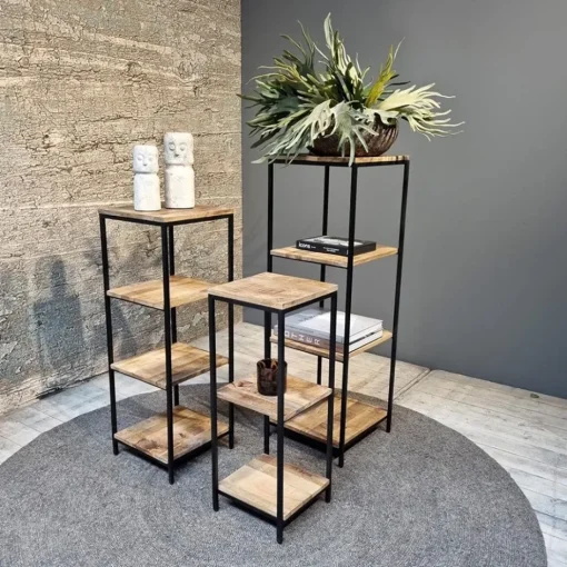 Mango houten kastje 40x40x120 cm>Straluma Discount