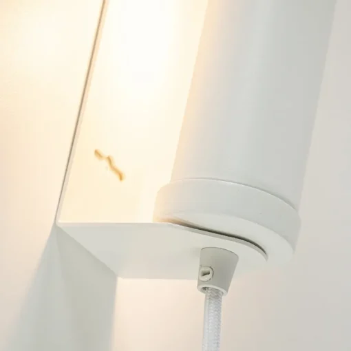 Mat witte wandlamp met snoer>Straluma Outlet