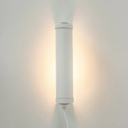 Mat witte wandlamp met snoer>Straluma Outlet
