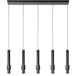 Mat zwarte design hanglamp inclusief LED>Straluma Sale
