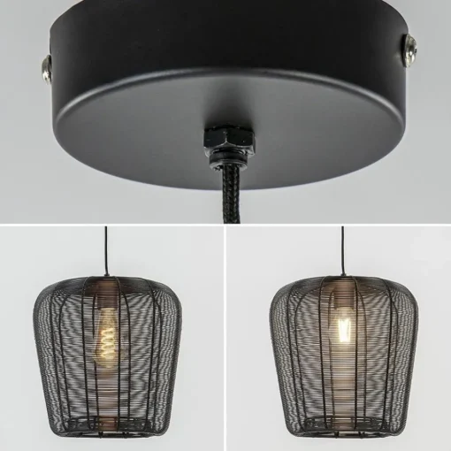 Mat zwarte hanglamp Adeta Light and Living>Straluma Sale