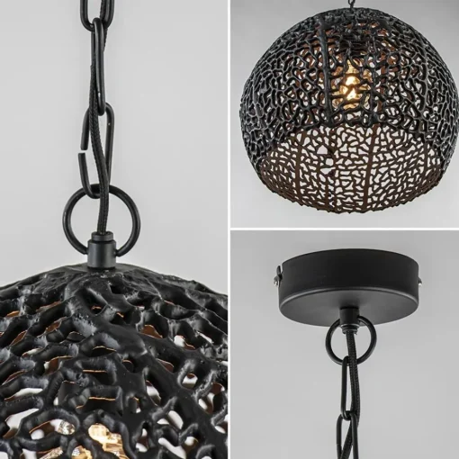 Mat zwarte hanglamp Sinula Light and Living>Straluma Discount