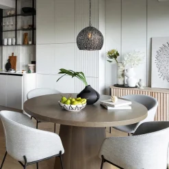 Mat zwarte hanglamp Sinula Light and Living></noscript>Straluma Discount