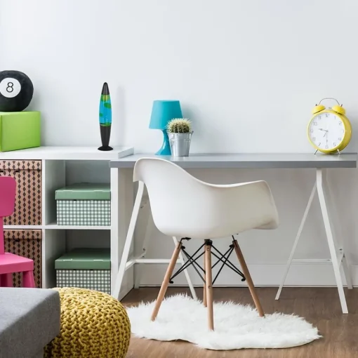 Mat zwarte lavalamp met blauw water en groene vlekken>Straluma Discount