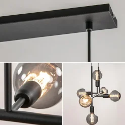 Mat zwarte 6-lichts hanglamp exclusief lichtbronnen></noscript>Straluma Best