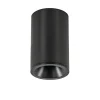 Mat zwarte opbouwspot rond IP54 badkamer/buiten>Straluma New